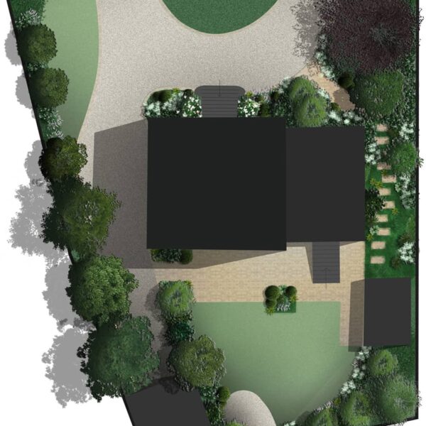 plan aménagement jardin