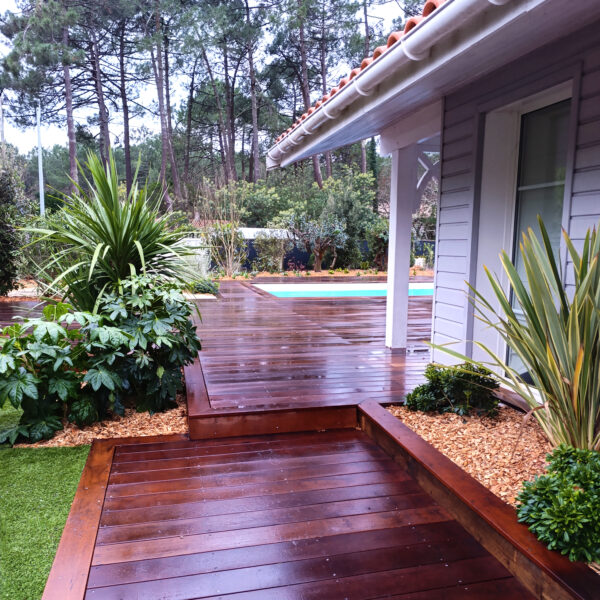 Améangement de terrasse au Cap Ferret