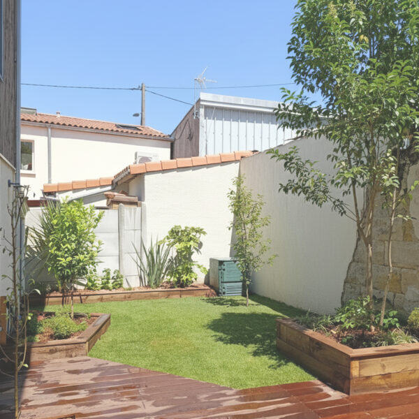 Aménagement de terrasse à Bordeaux Bastide